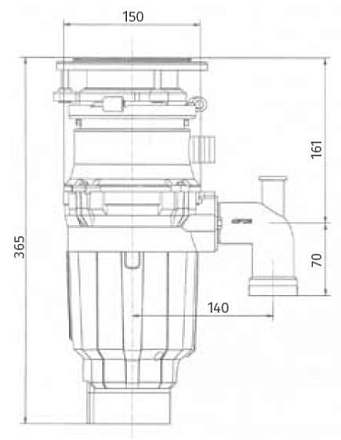 Измельчитель пищевых отходов Bone Crusher BC 500 preview 8