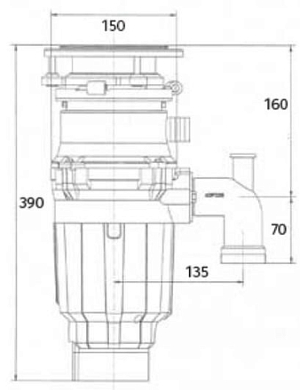 Измельчитель пищевых отходов Bone Crusher BC 910 Slim Line preview 8