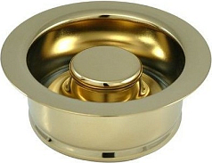 Металлическая горловина в сборе с ситечком для вставки Bone Crusher LB9143+LB9138 глянцевое золото