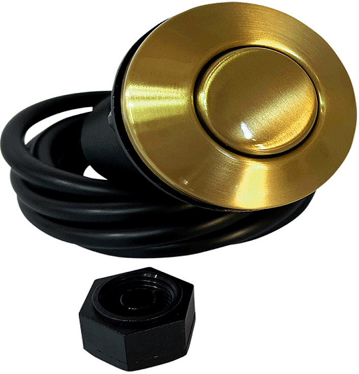 Пневмокнопка удлиненная для ИПО Bone Crusher Air switch золотой preview 1