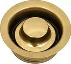 Металлическая горловина в сборе с ситечком для вставки 00-00002839 матовое золото