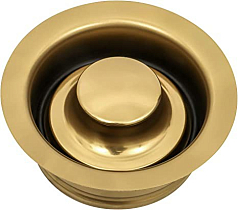 Металлическая горловина в сборе с ситечком для вставки Bone Crusher LB9143+LB9138 матовое золото