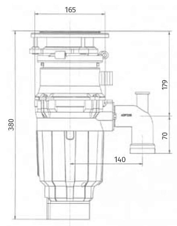 Измельчитель пищевых отходов Bone Crusher BC 700 preview 10